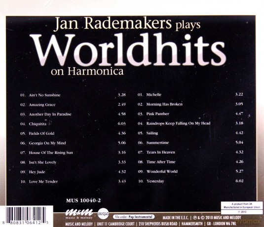 Worldhits On Harmonica [2CD]