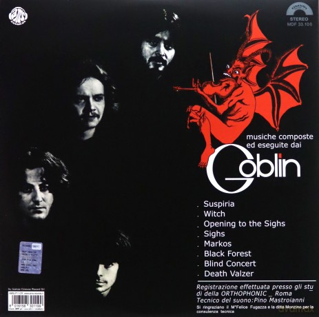 Goblin: Suspiria (Crystal Gatefold) (Limited) [Winyl]