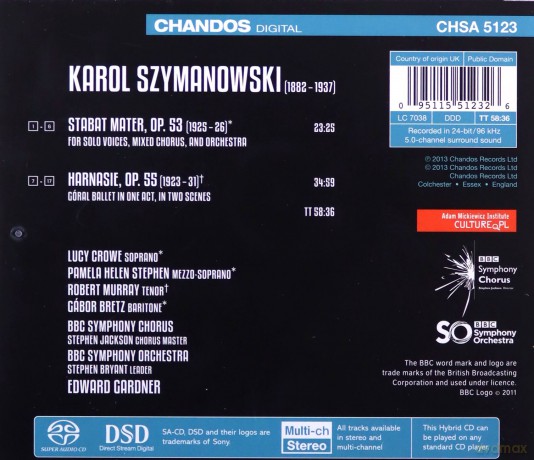 Karol Szymanowski: Szymanowski: Stabat Mater [SACD]