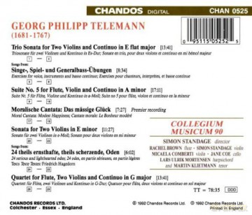 G.P. Telemann: Telemann: Domestic Music, vol. 3 [CD]