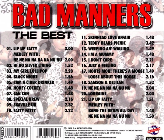 Bad Manners: The Best [CD]