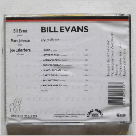 Bill Evans: The Brilliant [CD]