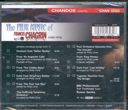 F. Chagrin: The Film Music of Francis Chagrin [CD]