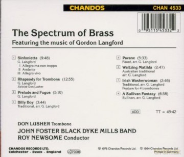 G. Langford: The Spectrum of Brass - Featuring the Music of Gordon Langford [CD]
