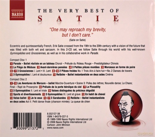 Erik Satie: The Very Best of Satie [2CD]