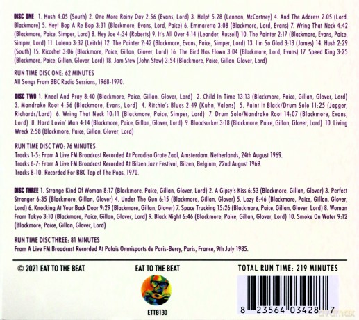 Deep Purple: Transmission Impossible (3cd) [CD]