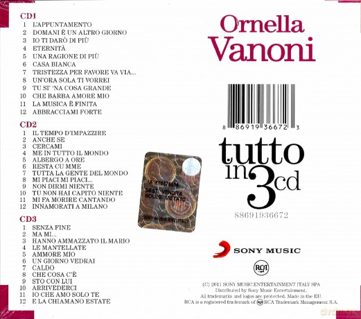 Ornella Vanoni: Vanoni, Ornella-Ornella Vanoni [3CD]