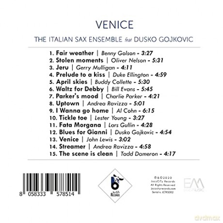 Italian Sax Ensemble: Venice [CD]