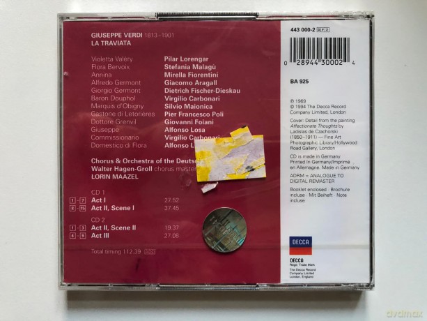 Lorin Maazel: Verdi: La Traviata [2CD]