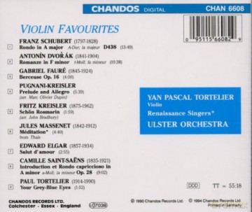 Schubert: Violin Favourites [CD]