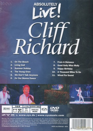 Cliff Richard: Live [DVD]