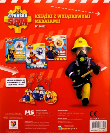 Akcja w terenie. Zadania na medal. Strażak Sam [KSIĄŻKA]