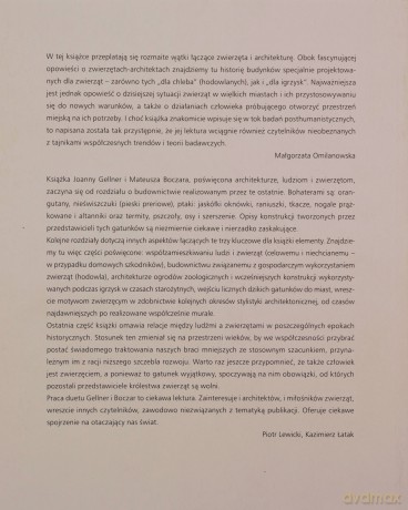 Architektura i zwierzęta - Joanna Gellner, Mateusz Boczar [KSIĄŻKA]