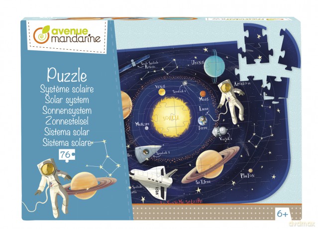 AVENUE MANDARINE 76 Solar system [PUZZLE]