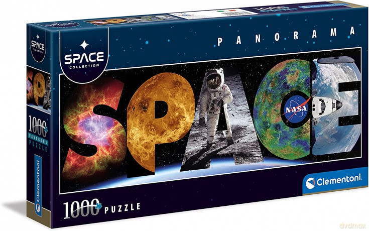 CLEMENTONI 1000 el. panoramiczne NASA collection 39638 [PUZZLE]