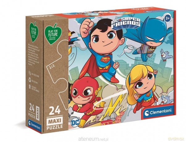 CLEMENTONI 24 el. maxi play for future Super przyjaciele 24219 [PUZZLE]
