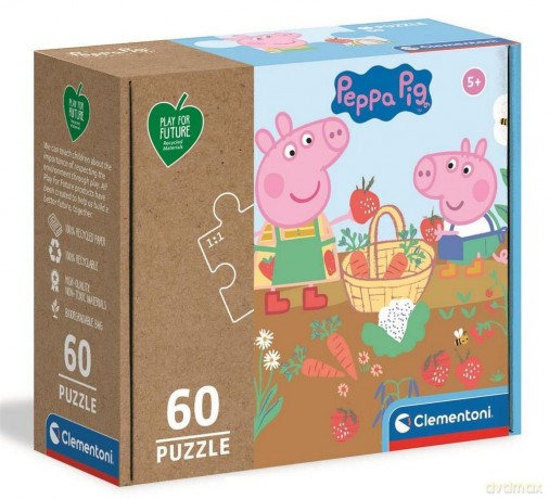 CLEMENTONI 60 el. play for future Peppa Pig 26103 [PUZZLE]