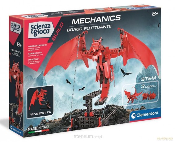 CLEMENTONI Laboratorium mechaniki - smok 50706 [PUZZLE]