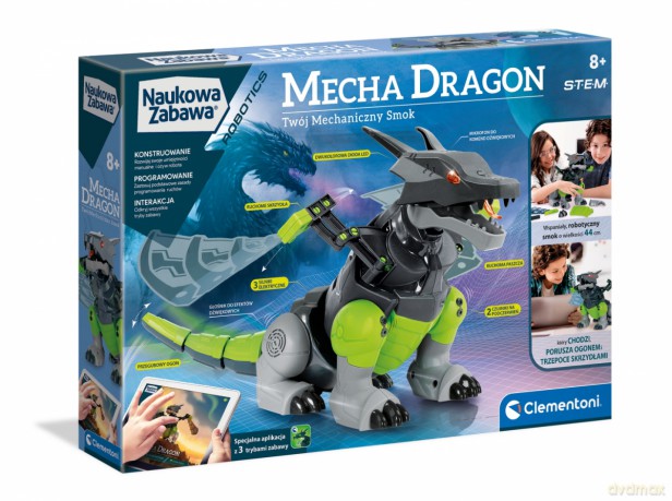 CLEMENTONI Mecha smok 50682 [PUZZLE]