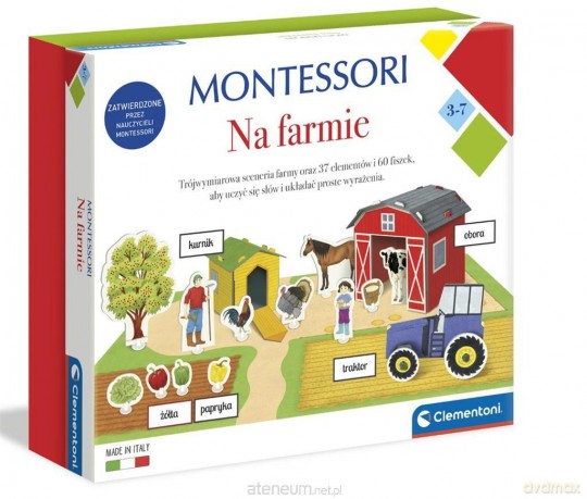 CLEMENTONI Montessori na farmie 50693 [PUZZLE]