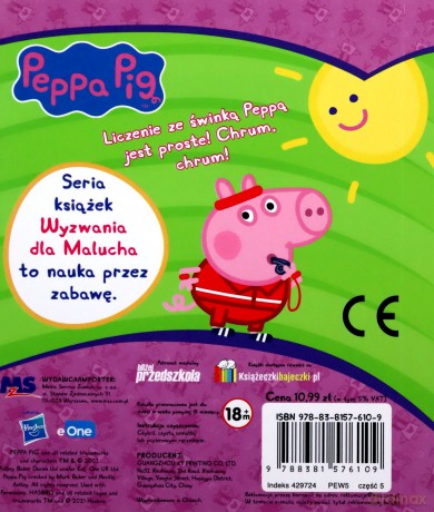 Cyferkowy świat. Wyzwania dla malucha. Świnka Peppa [KSIĄŻKA]
