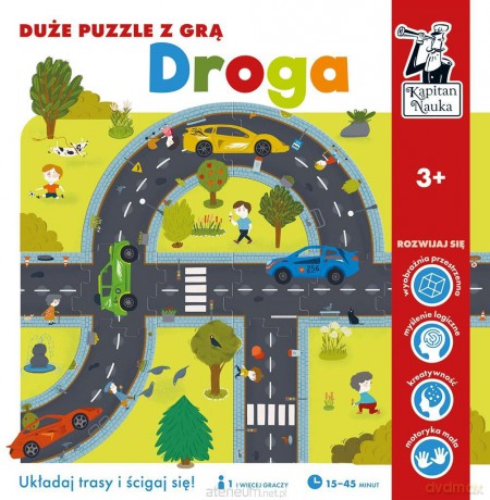 Duże puzzle z grą Droga Kapitan Nauka [PUZZLE]