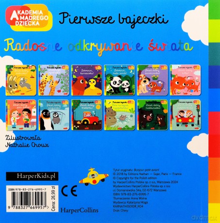 Dzień dobry, samolociku! Akademia mądrego dziecka. Pierwsze bajeczki - Nathalie Choux [KSIĄŻKA]