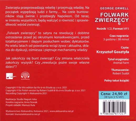 Folwark zwierzęcy - George Orwell [AUDIOBOOK]