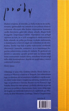 Godziny włoskie - Henry James [KSIĄŻKA]