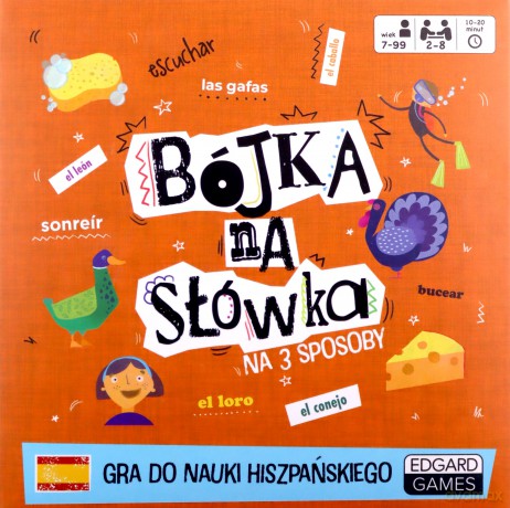 Gra Bójka na słówka do nauki języka hiszpańskiego