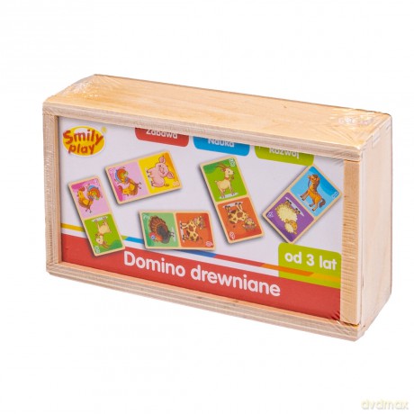 Gra Domino drewniane farma SPW83591 AN01