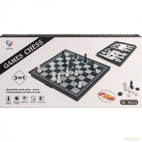 Gra Szachy warcaby tryktrak 9831A AN09