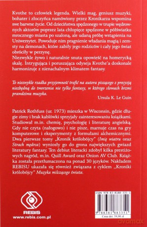 Imię wiatru Kroniki Królobójcy - Patrick Rothfuss [KSIĄŻKA]