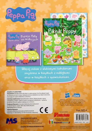 Jak z nut. Zadania do ścierania. Świnka Peppa [KSIĄŻKA]