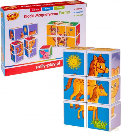 Klocki magnetyczne Farma SP83642 AN01 [KLOCKI]