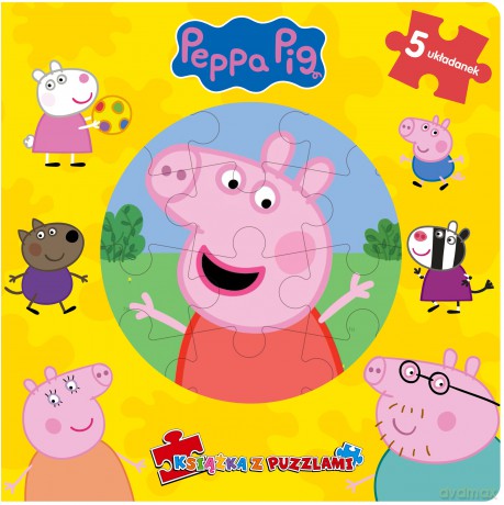 Książka z puzzlami. Świnka Peppa [KSIĄŻKA]