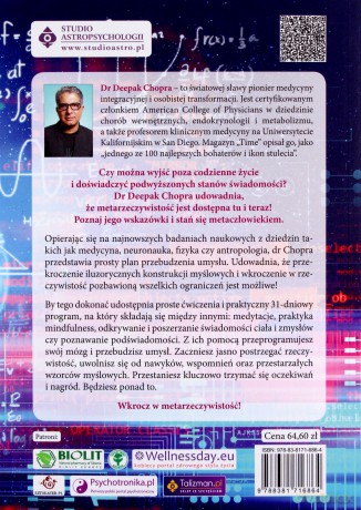 Metaczłowiek. Jak przekroczyć ograniczenia stworzone przez umysł i uwolnić swój nieskończony potencjał - Deepak Chopra [KSIĄŻKA]