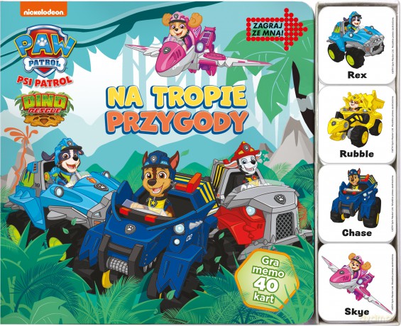 Na tropie przygody. Zagraj Ze Mną. Psi Patrol [KSIĄŻKA]