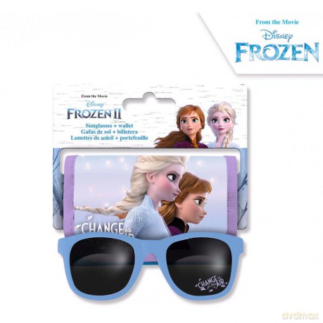 Okulary przeciwsłoneczne z portfelikiem Frozen WD21570