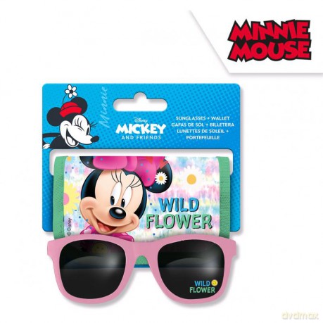 Okulary przeciwsłoneczne z portfelikiem Minnie WD21567