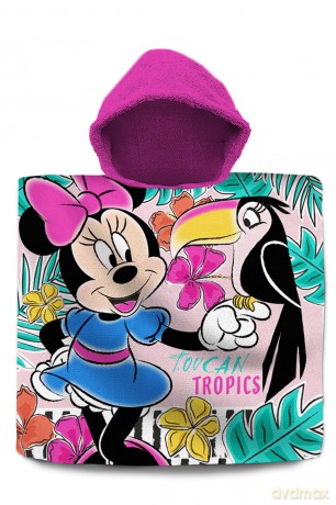 Poncho kąpielowe Minnie 120x60cm WD21003