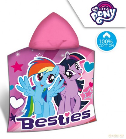 Poncho kąpielowe My Little Pony 120x60cm