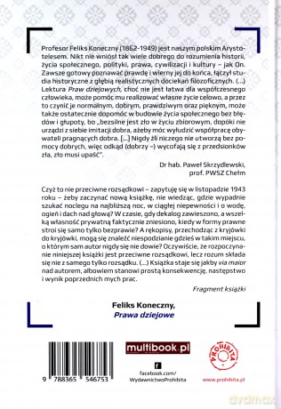 Prawa dziejowe - Feliks Koneczny [KSIĄŻKA]