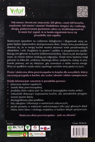 Prosta i skuteczna dieta przeciwzapalna. Kompletny plan posiłków i ponad 70 przepisów, dzięki którym pokonasz otyłość, cukrzycę typu 2, zespół metaboliczny, alergie, problemy z wątrobą, trzustką i jelitami oraz wzmocnisz odporność - Dorothy Calimeris, Lul