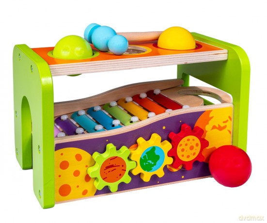 Przybijanka drewniana z cymbałkami SPW83694 AN01