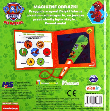 Psi Patrol i inne zwierzęta. Magiczne obrazki. Psi Patrol [KSIĄŻKA]