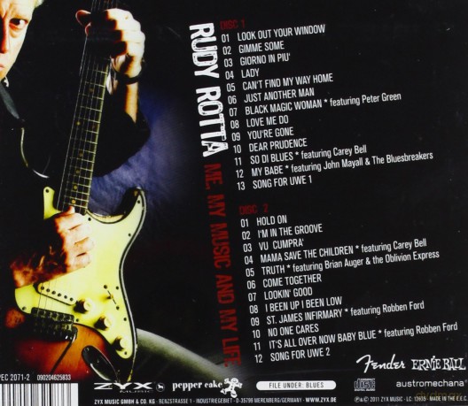 Me, My Music And My Life [2CD]