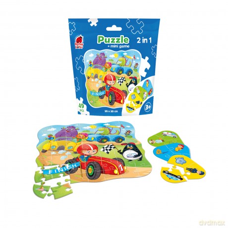 ROTER 49 saszetka Auta + mini gra RK1140-03 [PUZZLE]