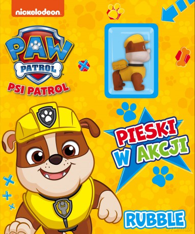Rubble. Pieski w Akcji. Psi Patrol [KSIĄŻKA]