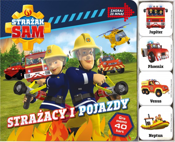 Strażacy i pojazdy. Zagraj Ze Mną. Strażak Sam [KSIĄŻKA]